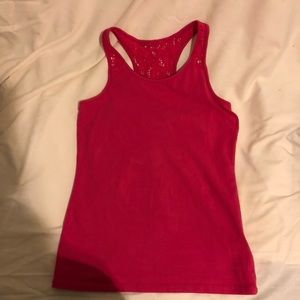 Child tank top with the bra inset